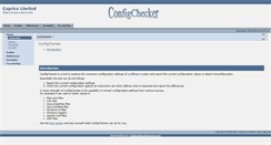 Desktop Screenshot of configchecker.com